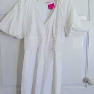 White Lilly Pulitzer Dress